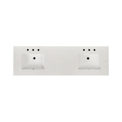 72-inch Vanity Sink Combo featuring a Marble Countertop and Bathroom Sink Cabinet