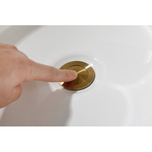Single Stem Gold Faucet for Bathroom Vanity