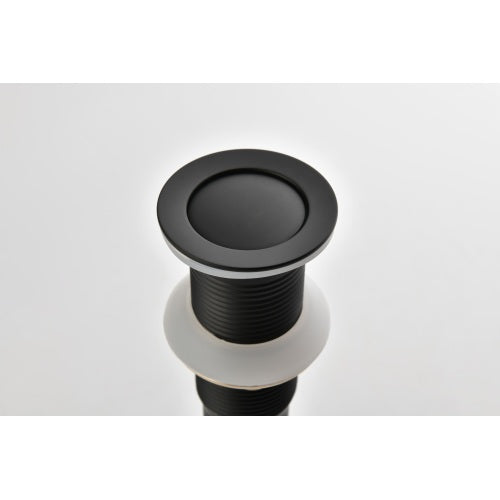Single Stem Faucet for Bathroom Vanity In Matte Black