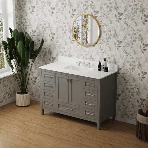 48-inch Vanity Sink Combo featuring a Marble Countertop, Bathroom Sink Cabinet, and Bathroom Vanity